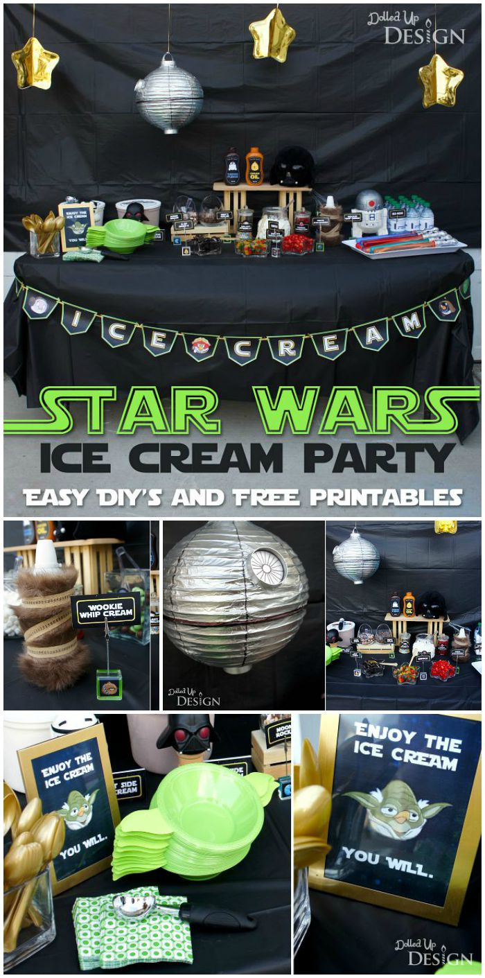 Best ideas about Star Wars Birthday Decorations
. Save or Pin Star Wars Ice Cream Party with FREE Printables Now.