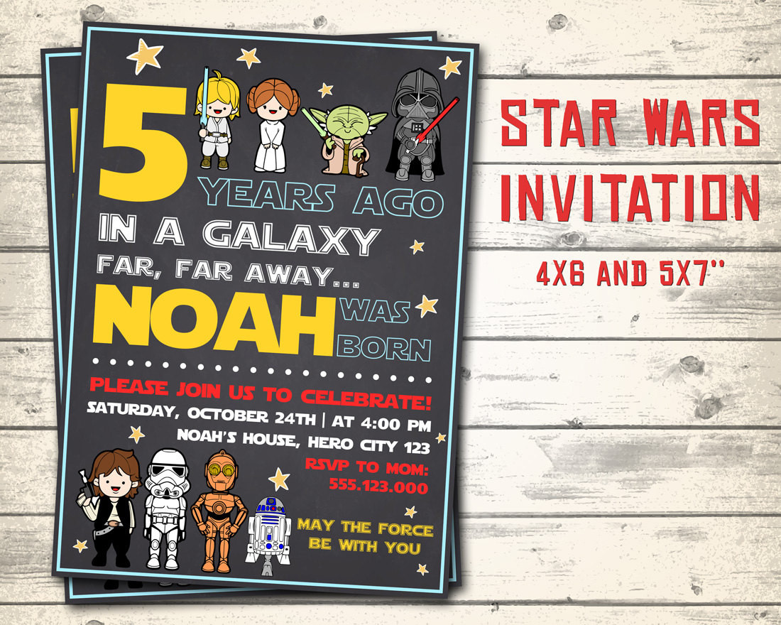 Best ideas about Star Wars Birthday Party Invitations
. Save or Pin Star Wars invitation Star Wars birthday invitation Star Wars Now.