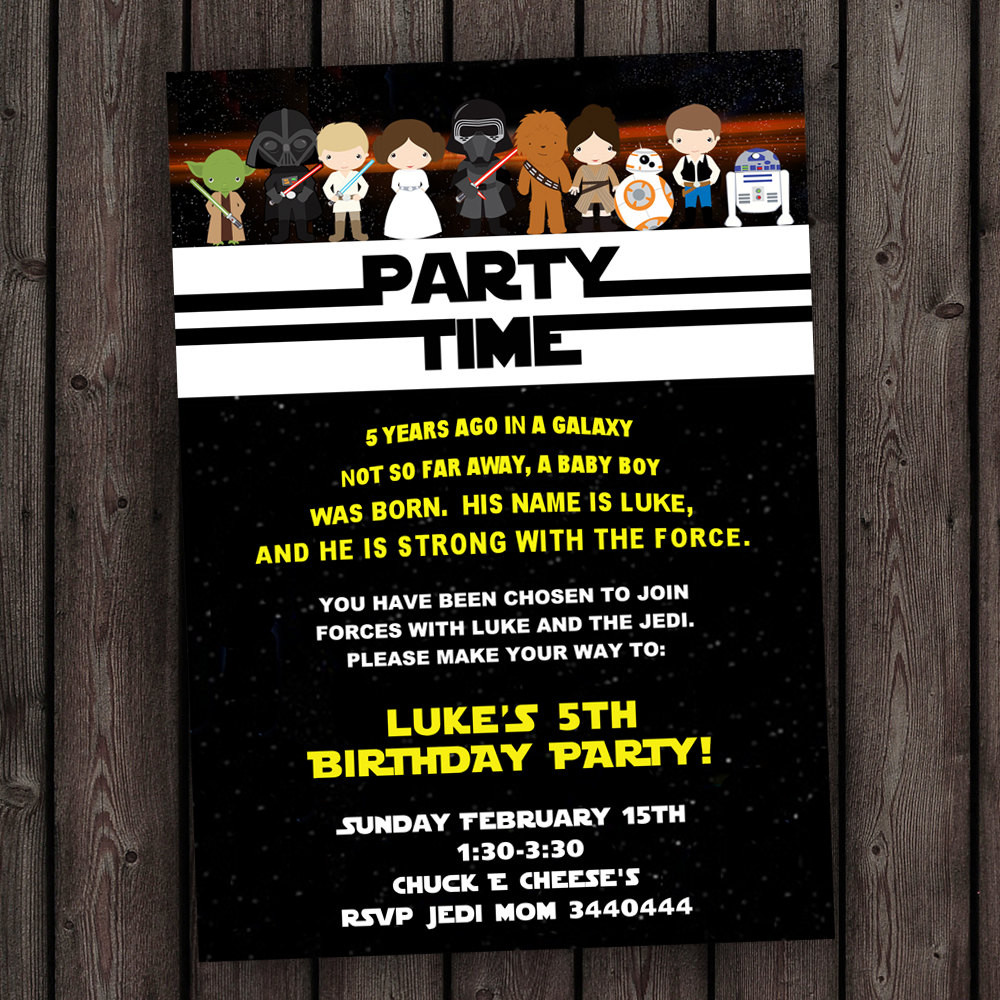 Best ideas about Star Wars Birthday Party Invitations
. Save or Pin star wars invitation the force awakens invitation star wars Now.