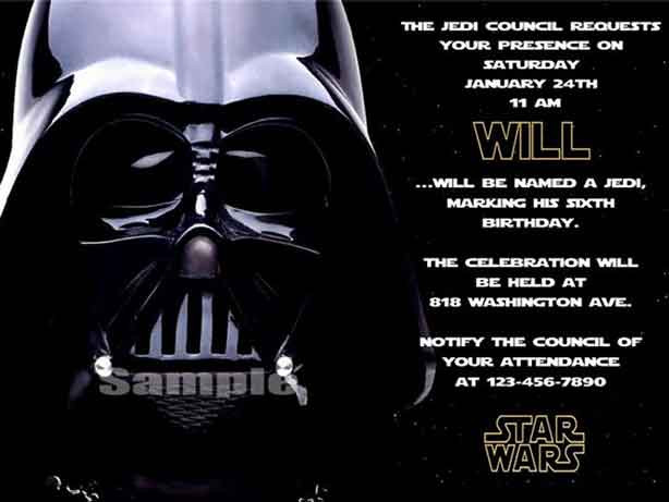 Best ideas about Star Wars Birthday Party Invitations
. Save or Pin The Best Star Wars Birthday Invitations by a Pro Party Now.