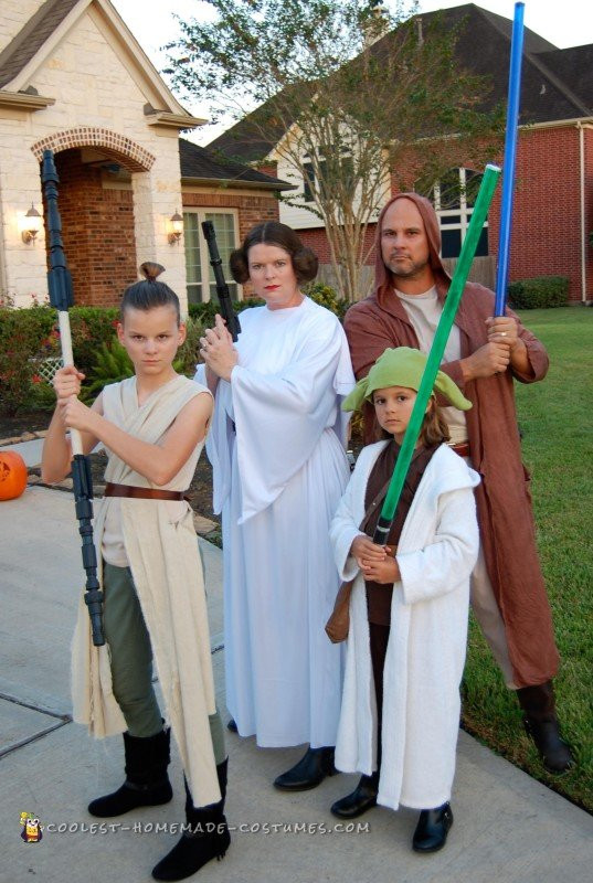 Best ideas about Star Wars Costume DIY
. Save or Pin Coolest DIY Family Star Wars Costumes for Halloween Now.