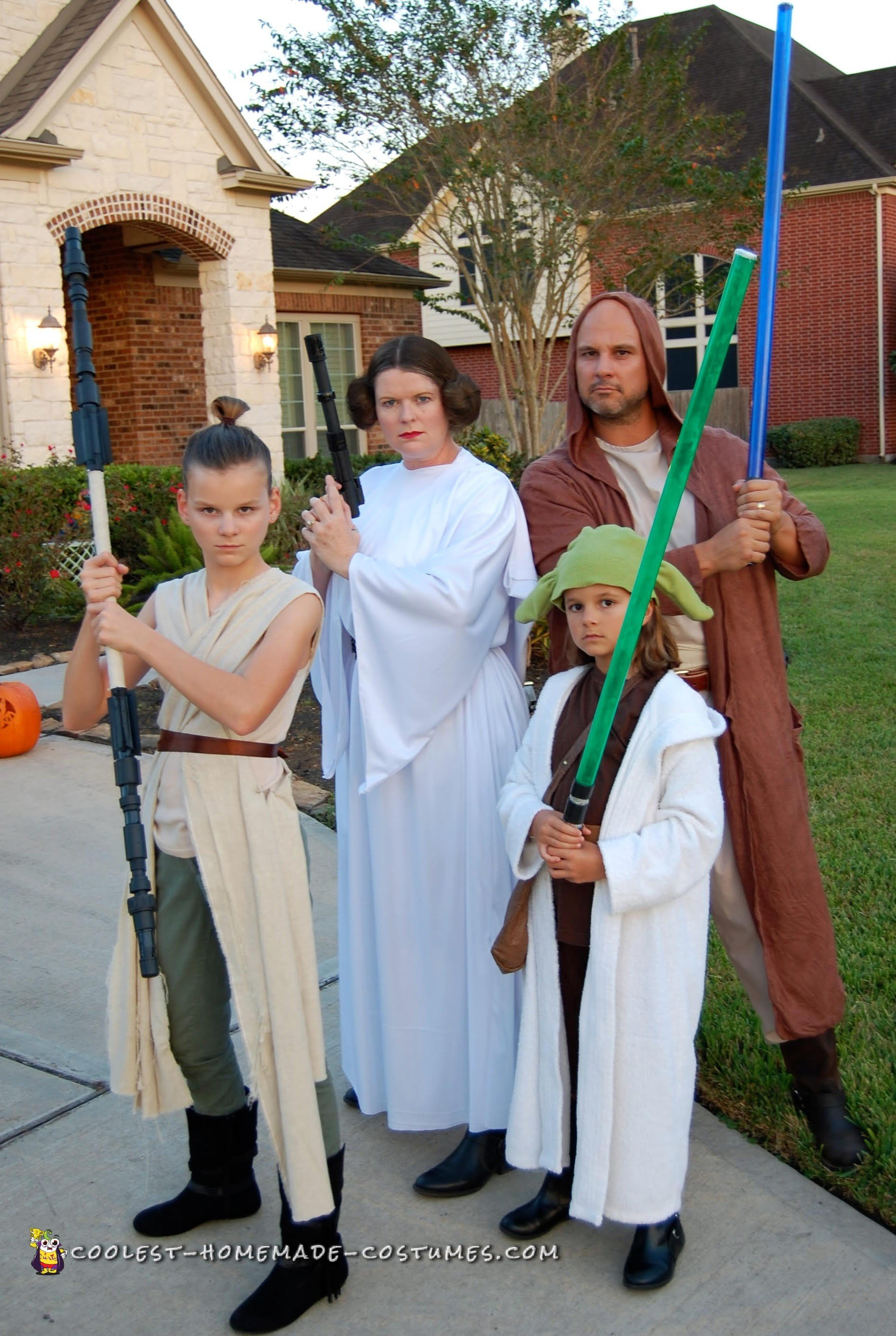 Best ideas about Star Wars Costumes DIY
. Save or Pin Coolest DIY Family Star Wars Costumes for Halloween Now.