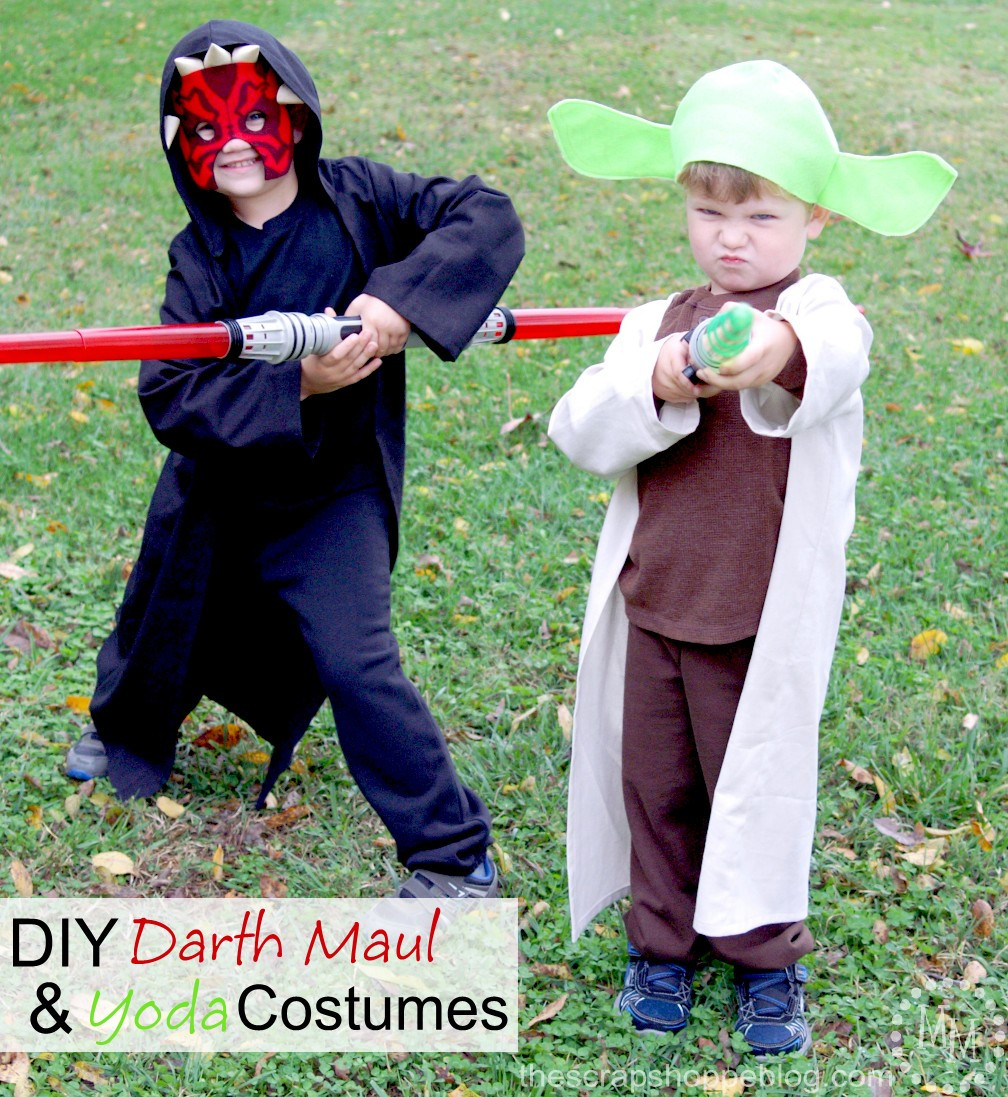 Best ideas about Star Wars DIY Costumes
. Save or Pin DIY Darth Maul & Yoda Costumes The Scrap Shoppe Now.