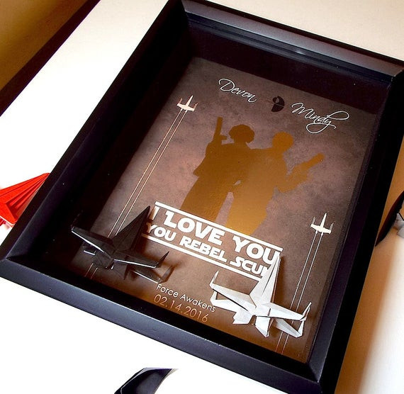 Best ideas about Star Wars Gift Ideas For Him
. Save or Pin Star Wars Boyfriend Gift Paper Anniversary Gift For Him Her Now.