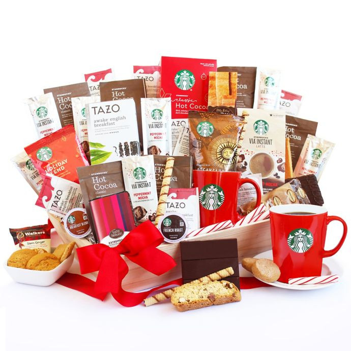 Best ideas about Starbucks Gift Basket Ideas
. Save or Pin Starbucks Super Spectacular Holiday Gift Basket Now.