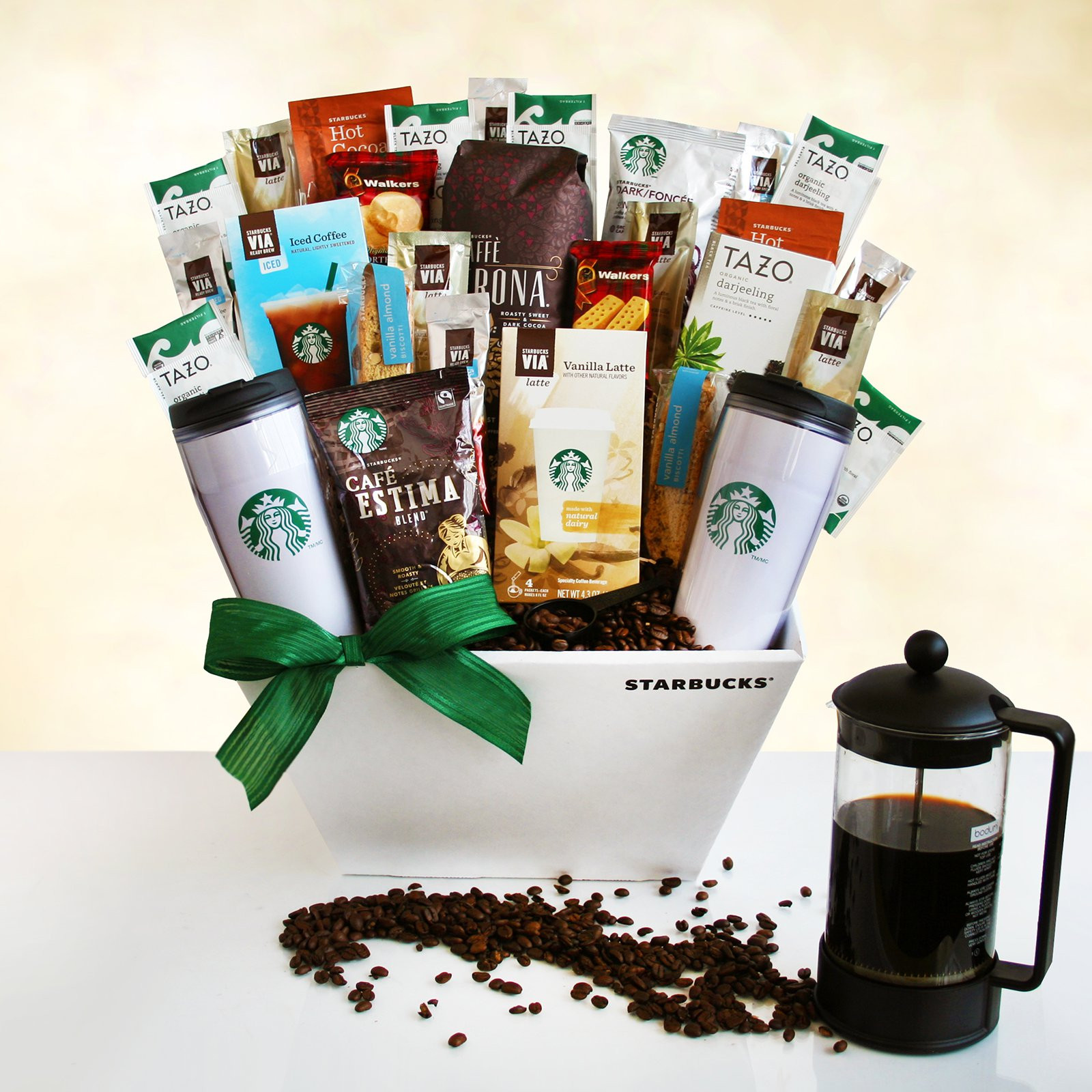 Best ideas about Starbucks Gift Basket Ideas
. Save or Pin Starbucks Ultimate Starbucks Coffee Lovers Gift Basket Now.