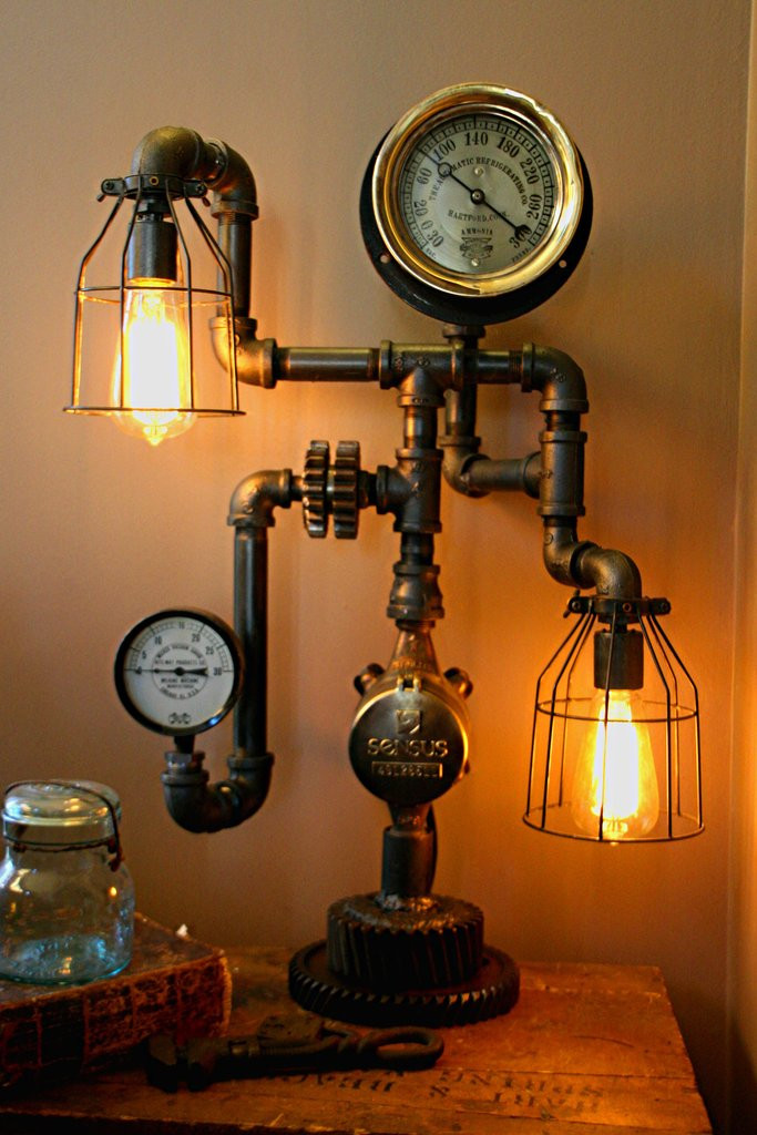 Best ideas about Steampunk Lamp DIY
. Save or Pin Machine Age Steampunk Steam Gauge Lamp 77 SOLD Now.