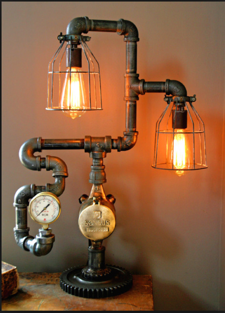 Best ideas about Steampunk Lamp DIY
. Save or Pin 20 Interesting Industrial Pipe Lamp Design Ideas Now.