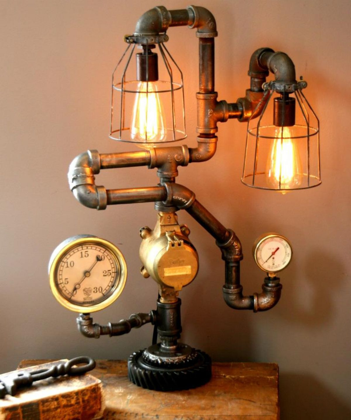Best ideas about Steampunk Lamp DIY
. Save or Pin DIY Lamp Now.