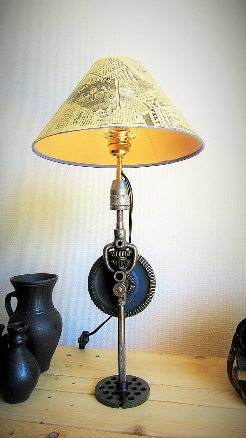 Best ideas about Steampunk Lamp DIY
. Save or Pin Lumimeca Recycled Steampunk Table Lamp • iD Lights Now.