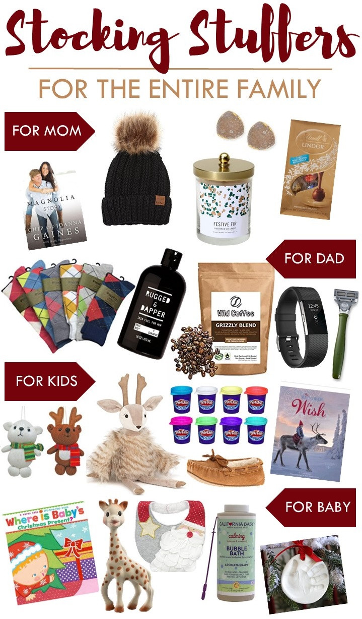 Best ideas about Stockings Gift Ideas
. Save or Pin Stocking Stuffers For The Entire Family SUGAR MAPLE notes Now.