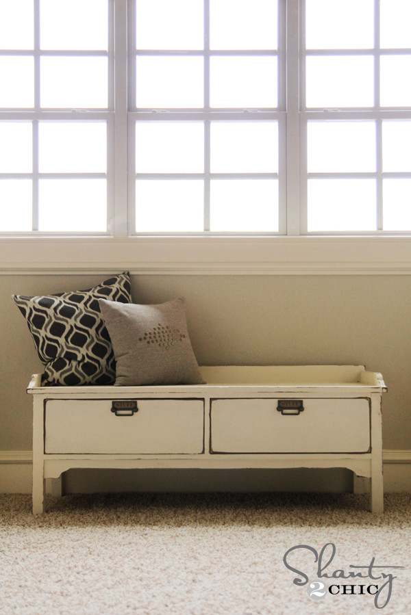 Best ideas about Storage Bench DIY
. Save or Pin Pottery Barn Knock f Bench Shanty 2 Chic Now.
