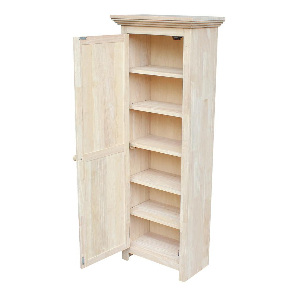 Best ideas about Storage Cabinet Wood
. Save or Pin Unfinished Wood Storage Cabinet Tall Classic Shelving Unit Now.