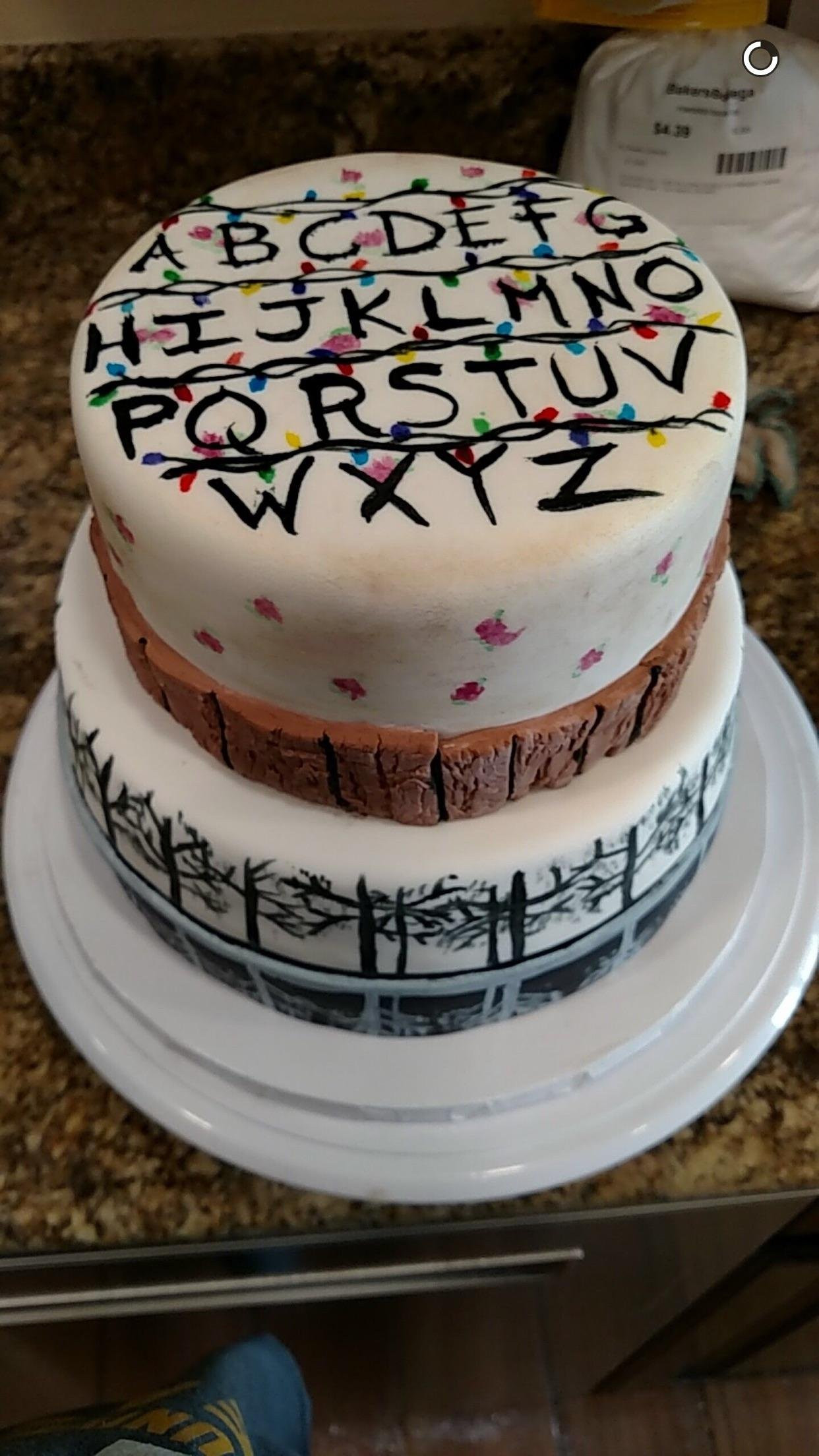Best ideas about Stranger Things Birthday Cake
. Save or Pin My girlfriend made a stranger things themed birthday cake Now.