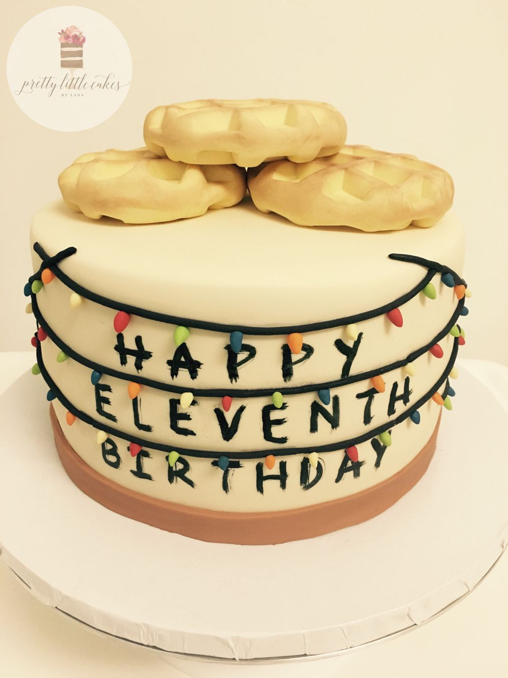 Best ideas about Stranger Things Birthday Cake
. Save or Pin Stranger Things Cake Waffles Eleven Christmas Lights Now.