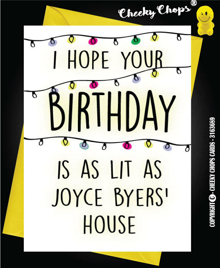 Best ideas about Stranger Things Birthday Card
. Save or Pin Funny Stranger Things Birthday Card Have a Strange Now.