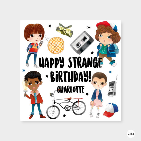 Best ideas about Stranger Things Birthday Card
. Save or Pin Stranger Things Characters Personalised Happy Birthday Card Now.