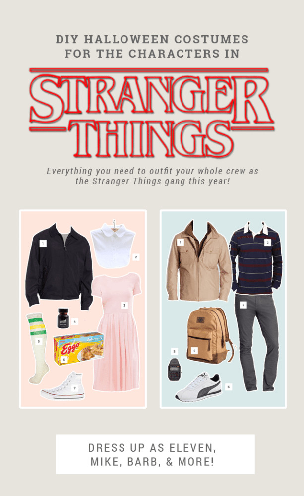 Best ideas about Stranger Things DIY Costume
. Save or Pin Stranger Things Halloween Costume Ideas Shrimp Salad Circus Now.