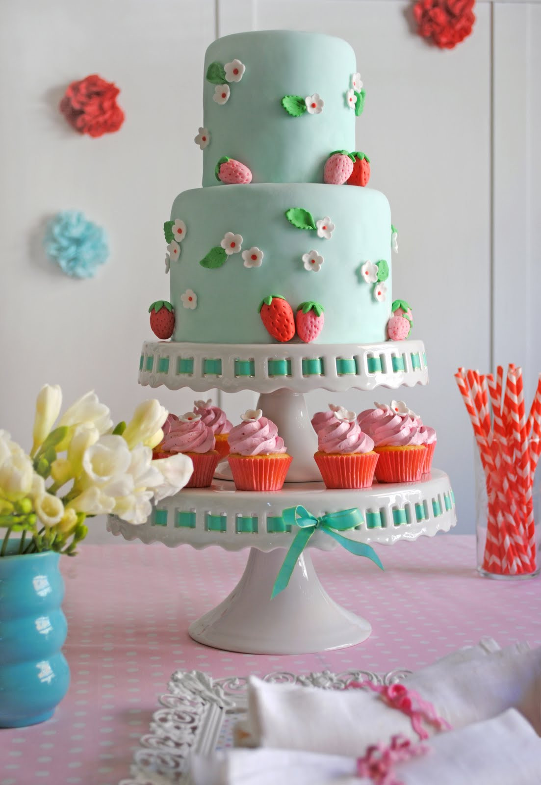 Best ideas about Strawberry Birthday Cake
. Save or Pin Cakewalk Baking Strawberry Soiree Now.