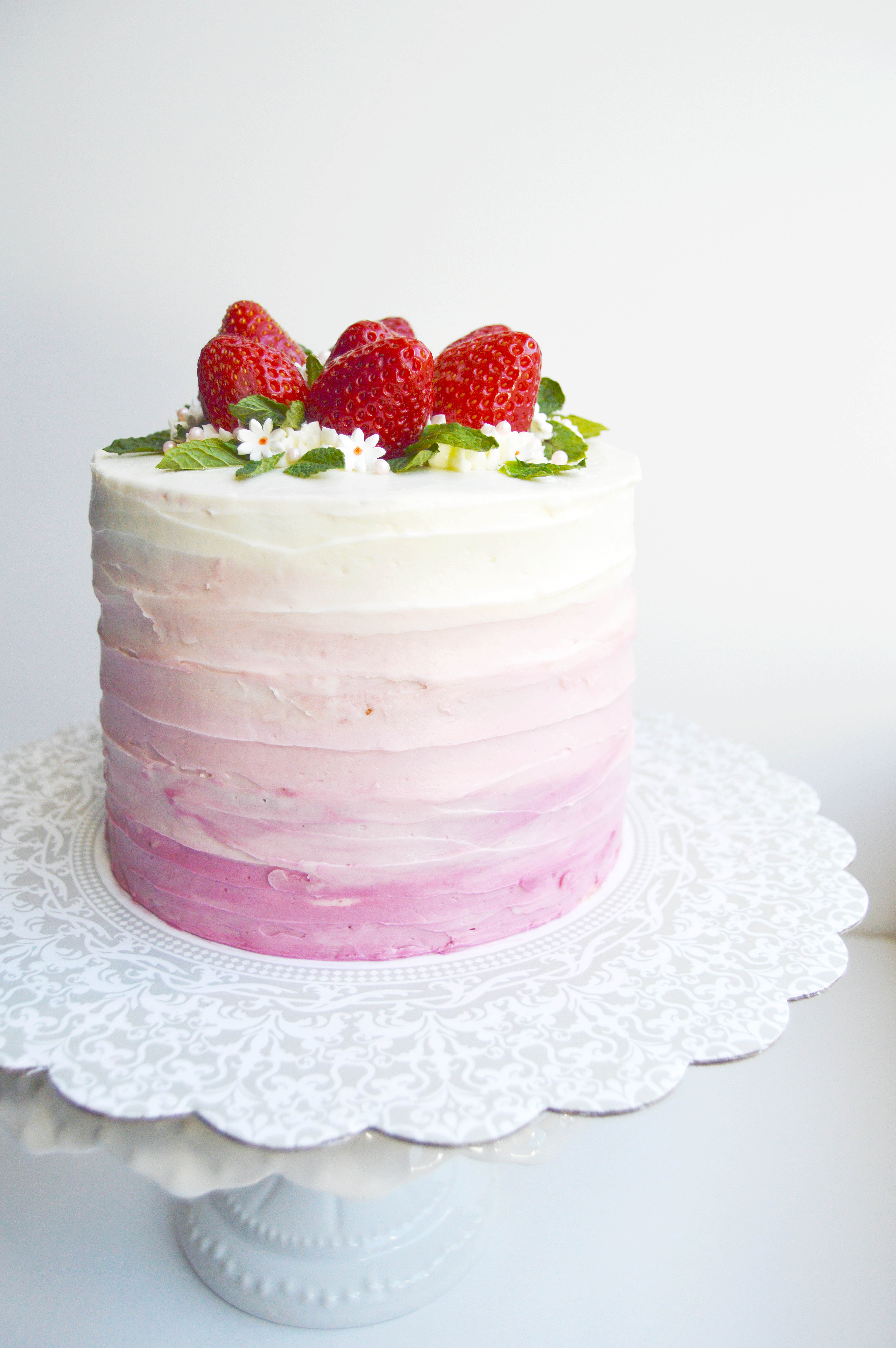 Best ideas about Strawberry Birthday Cake
. Save or Pin Strawberry Ombré Cake Now.