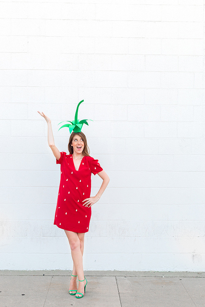 Best ideas about Strawberry Costume DIY
. Save or Pin Last Minute Halloween Food Costume Ideas Now.