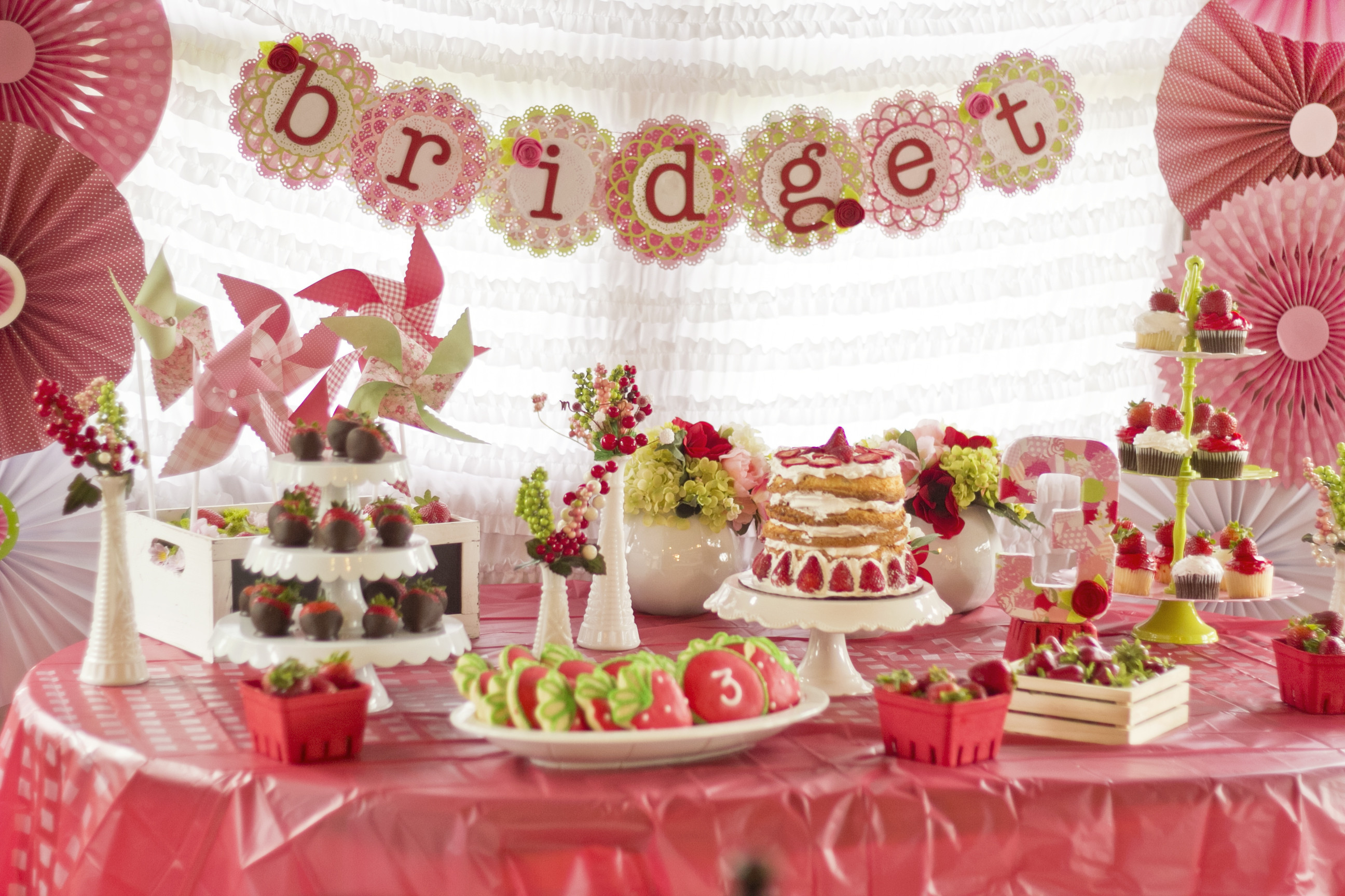 Best ideas about Strawberry Short Cake Birthday Party
. Save or Pin Brid s Strawberry Shortcake Inspired Birthday Party Now.