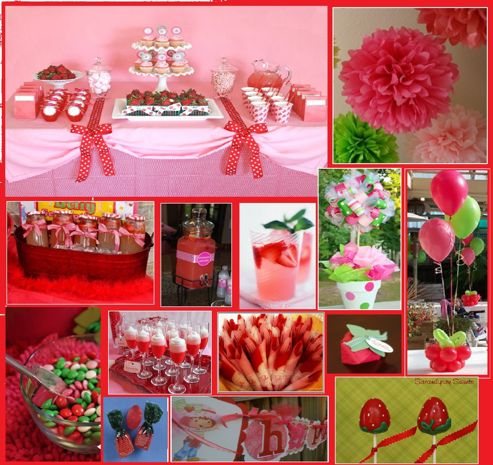 Best ideas about Strawberry Shortcake Birthday Party Ideas
. Save or Pin And Everything Sweet Strawberry Shortcake Cake and Party Now.