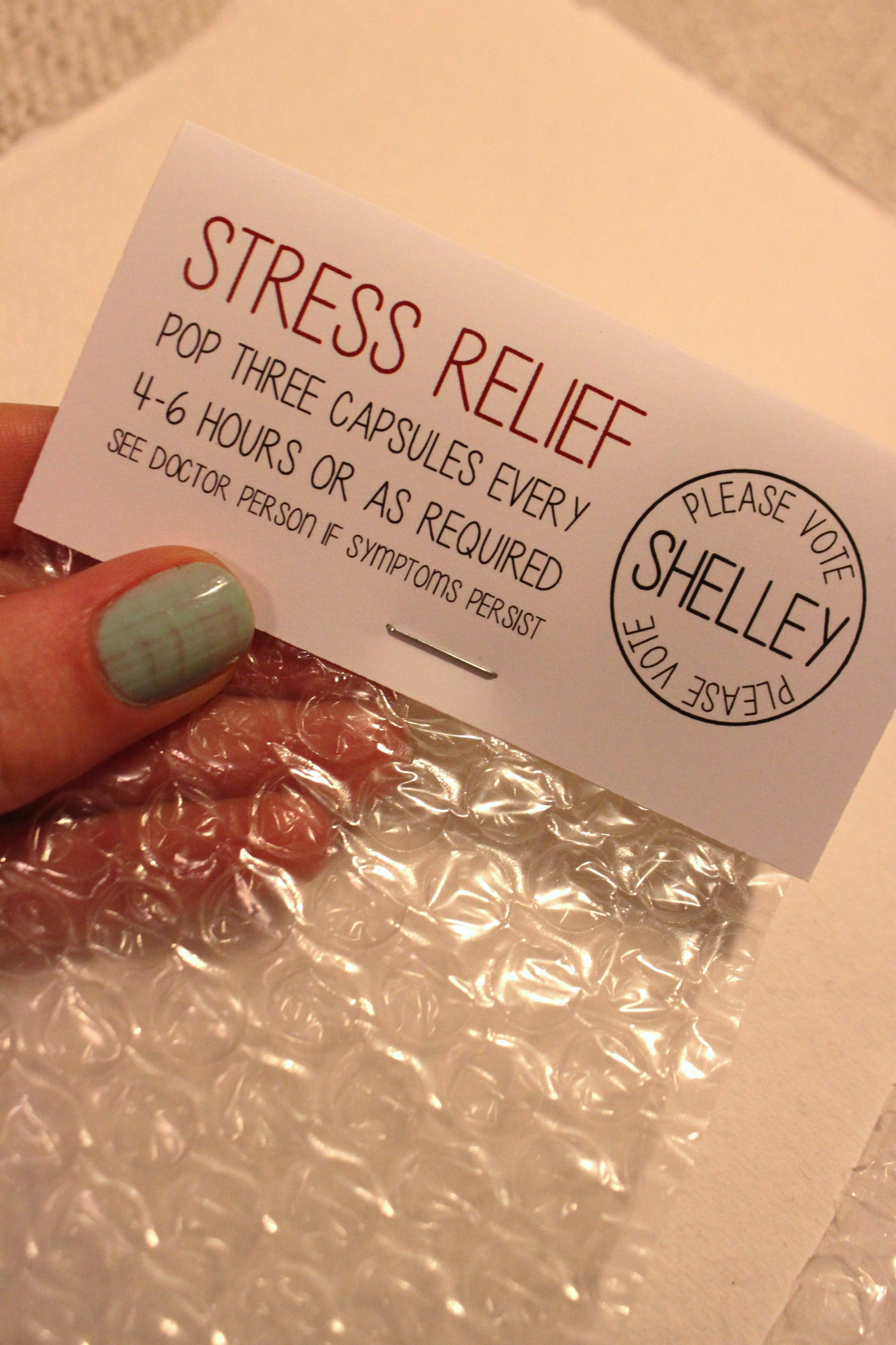 Best ideas about Stress Relief Gift Ideas
. Save or Pin DIY Stress Relief Bubble Wrap Now.