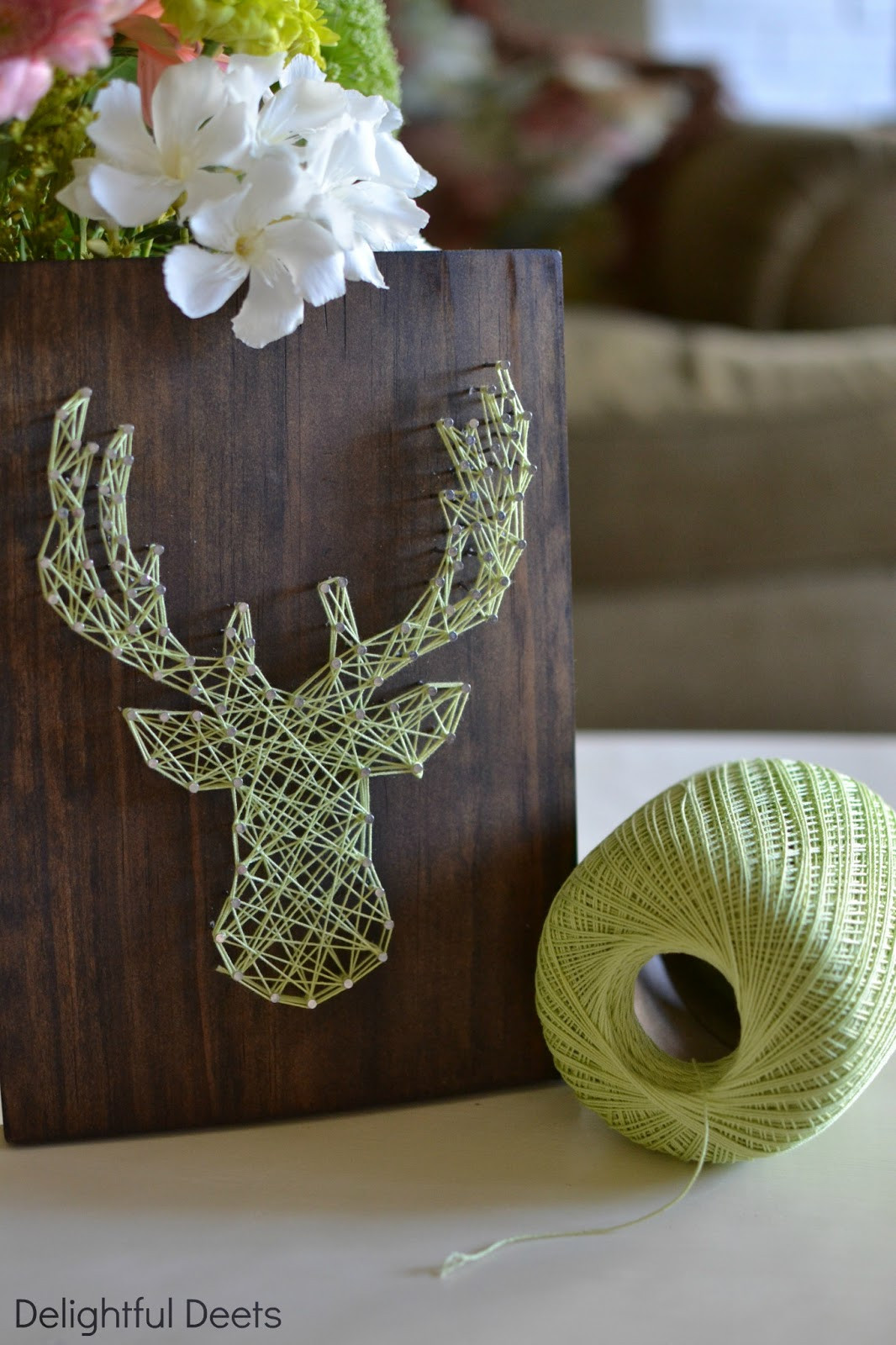 Best ideas about String Art DIY
. Save or Pin DIY Nursery String Art Guest Post ONE little MOMMA Now.