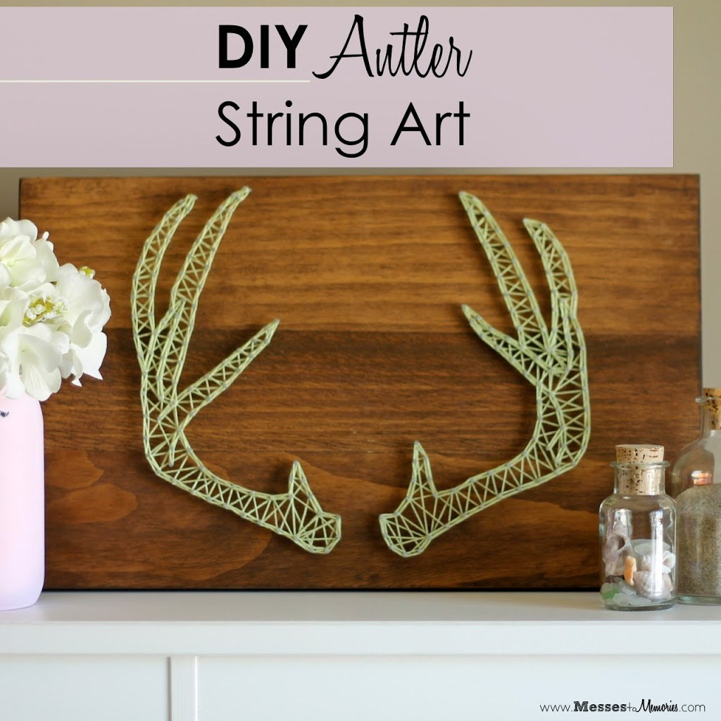 Best ideas about String Art DIY
. Save or Pin DIY ANTLER STRING ART Now.