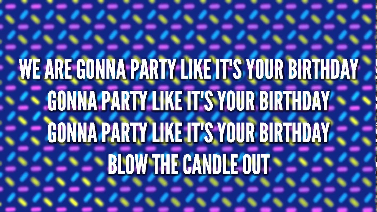 Best ideas about Studio Killers Party Like It's Your Birthday
. Save or Pin Studio Killers Party Like It s Your Birthday Lyrics Now.