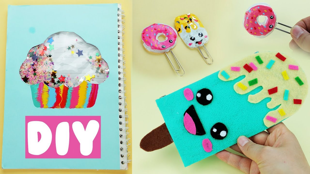 Best ideas about Stuff 4 Crafts
. Save or Pin DIY School Supplies Kawaii DIY Easy Crafts back to Now.