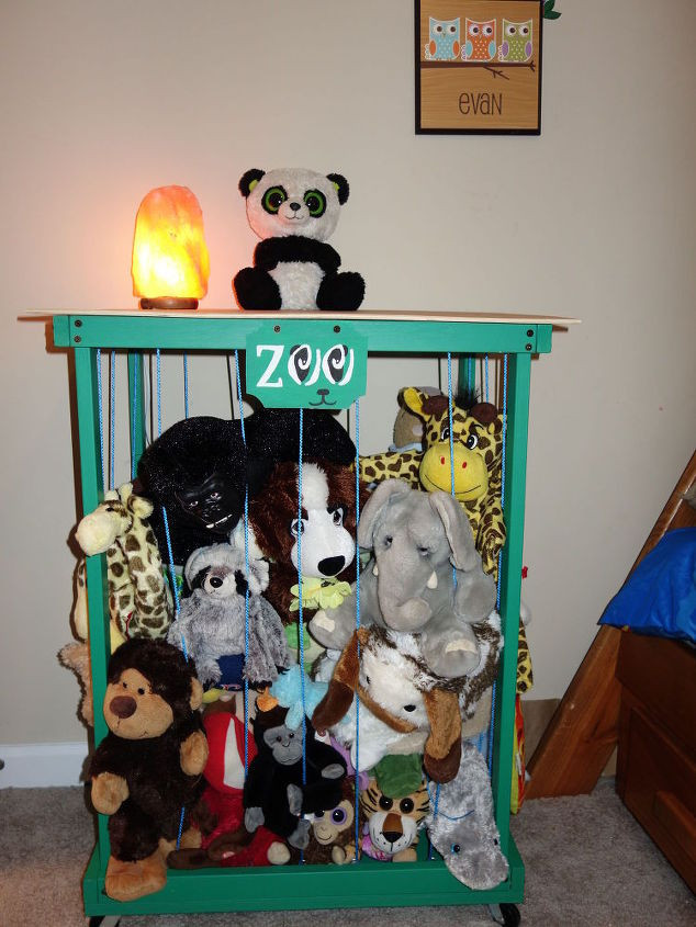 Best ideas about Stuffed Animal Storage Ideas DIY
. Save or Pin Zoo Stuffed Animal Storage side Table Organization Now.