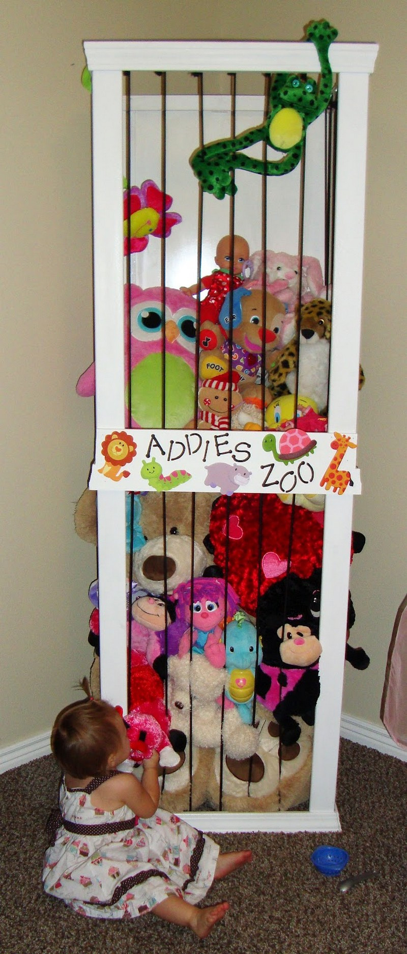 Best ideas about Stuffed Animal Storage Ideas DIY
. Save or Pin DIY Stuffed Animal Zoo Now.