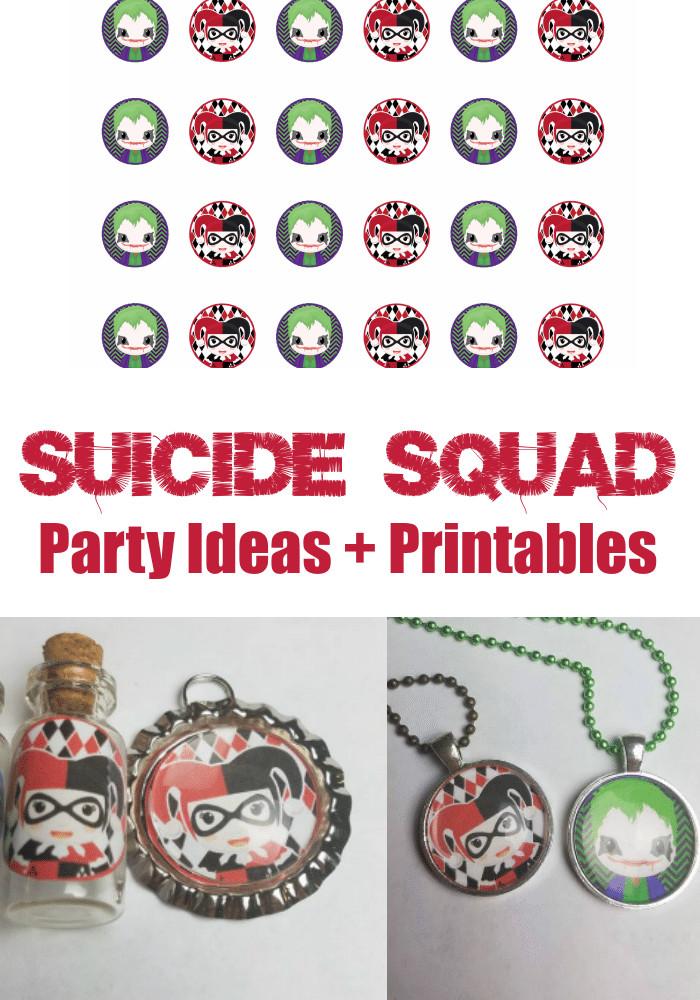 Best ideas about Suicide Squad Birthday Party
. Save or Pin Suicide Squad Party Ideas Printables – Slap Dash Mom Now.