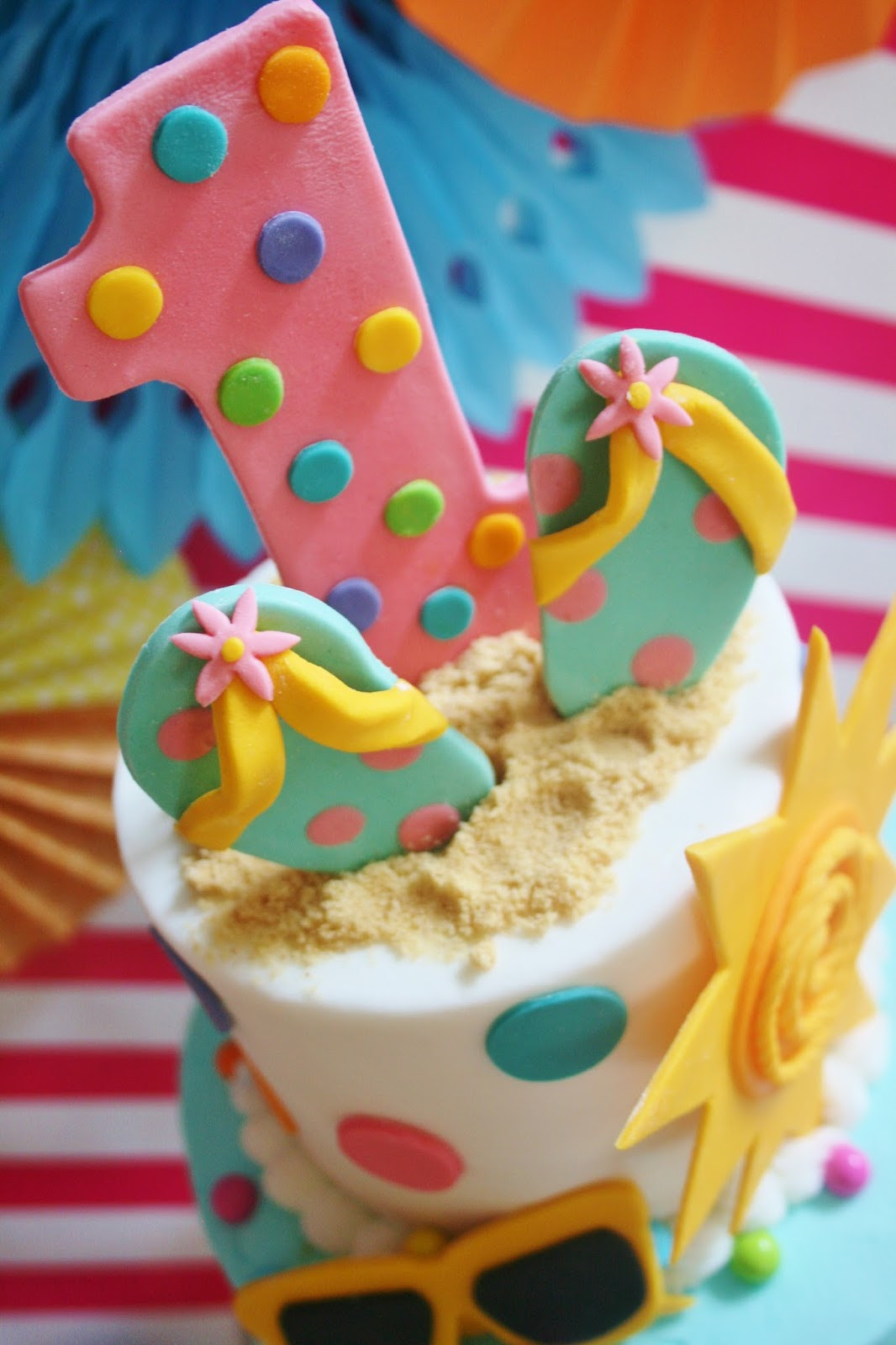 Best ideas about Summer Birthday Cake
. Save or Pin And Everything Sweet Summer Themed First Birthday Now.