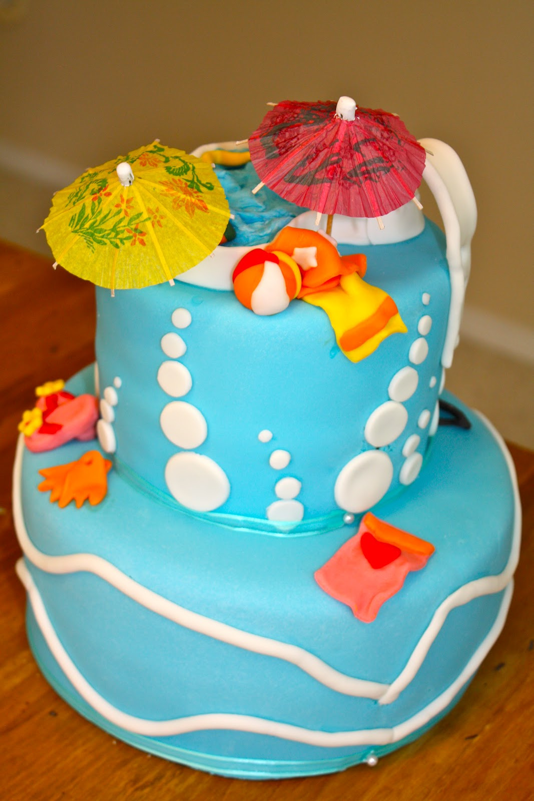 Best ideas about Summer Birthday Cake
. Save or Pin bumble cakes Summer Pool Party Birthday Cake Now.