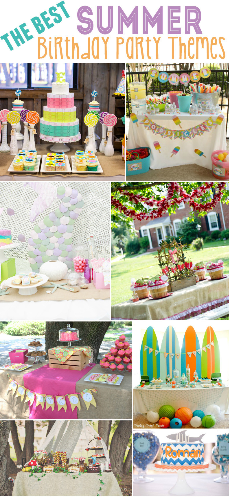 Best ideas about Summer Birthday Party Ideas
. Save or Pin 15 Best Summer Birthday Party Themes Design Dazzle Now.