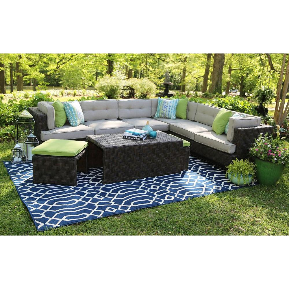 Best ideas about Sunbrella Outdoor Furniture
. Save or Pin AE Outdoor Canyon 7 Piece All Weather Wicker Patio Now.