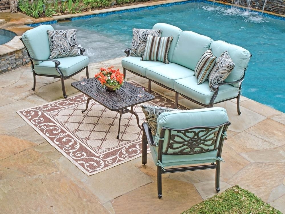 Best ideas about Sunbrella Outdoor Furniture
. Save or Pin Outdoor Furniture Sunbrella Fabric Cushions Chair Blue Now.