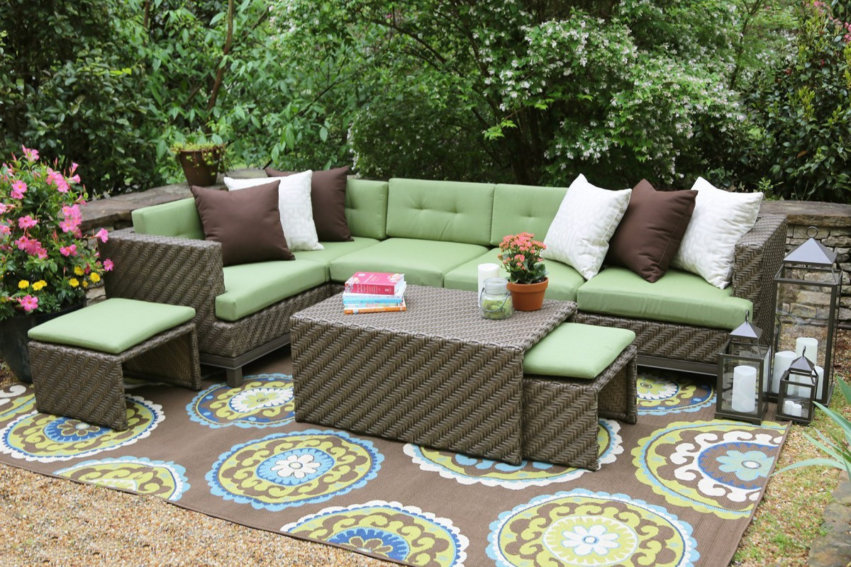 Best ideas about Sunbrella Outdoor Furniture
. Save or Pin AE Outdoor Hampton 8 Piece Sectional Sofa Set with Now.