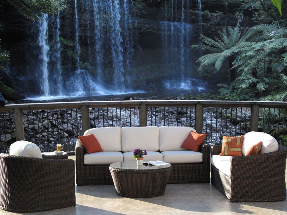 Best ideas about Sunbrella Outdoor Furniture
. Save or Pin Outdoor Patio Resin Wicker Furniture 5 PC Sofa Set Now.