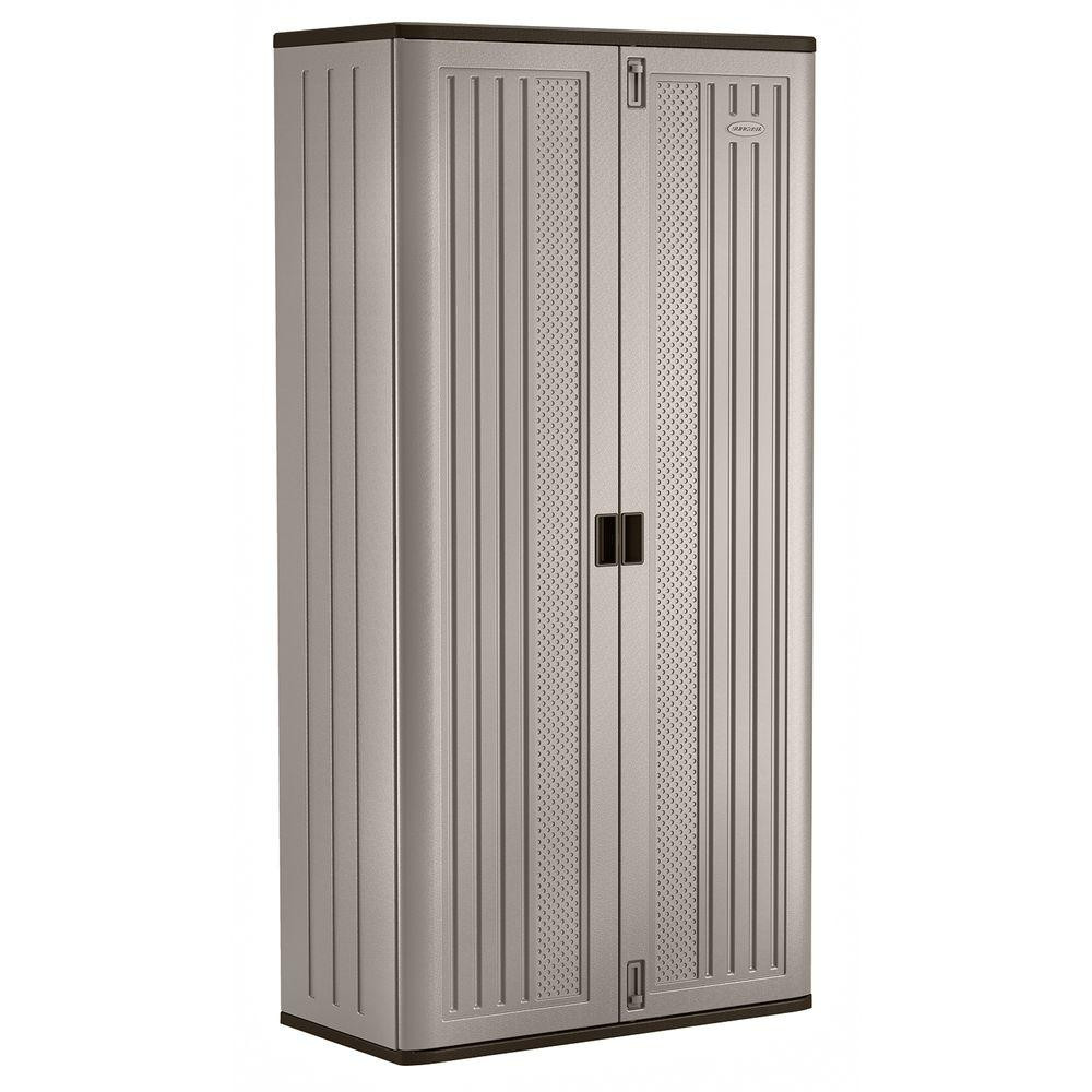 Best ideas about Suncast Tall Storage Cabinet
. Save or Pin Suncast 80 25 in H x 40 in W x 20 25 in D 3 Shelf Resin Now.