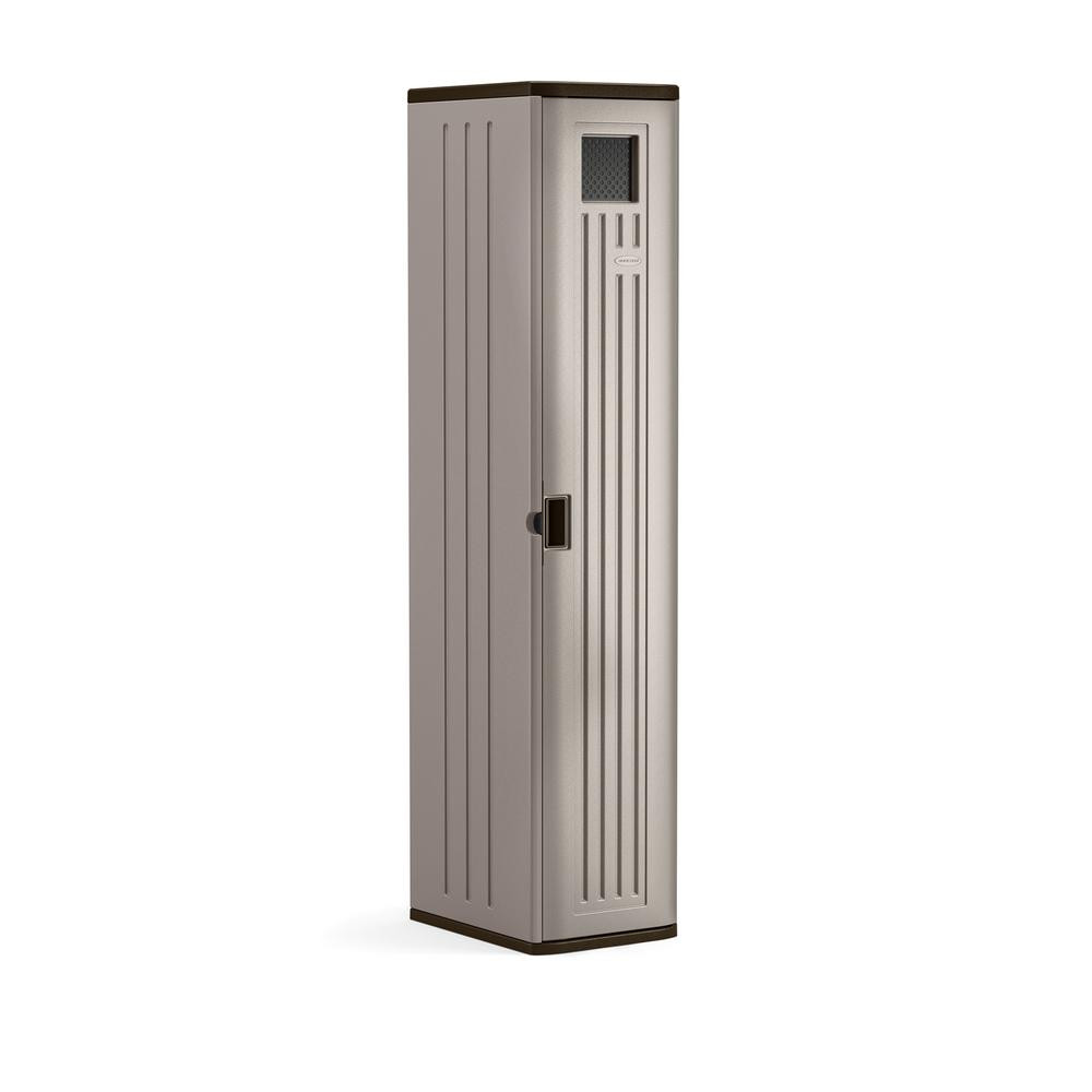 Best ideas about Suncast Tall Storage Cabinet
. Save or Pin Suncast 72 in X 15 in X 20 in 2 Shelf Resin Tall Storage Now.