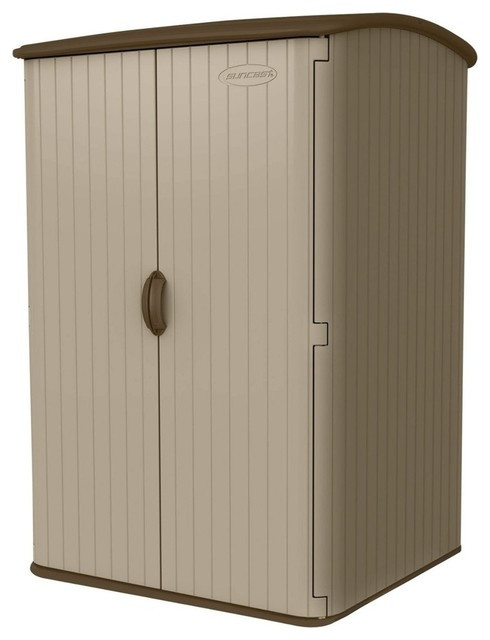 Best ideas about Suncast Vertical Storage Shed
. Save or Pin Suncast 100 Cu ft Vertical Outdoor Storage Shed Sheds Now.