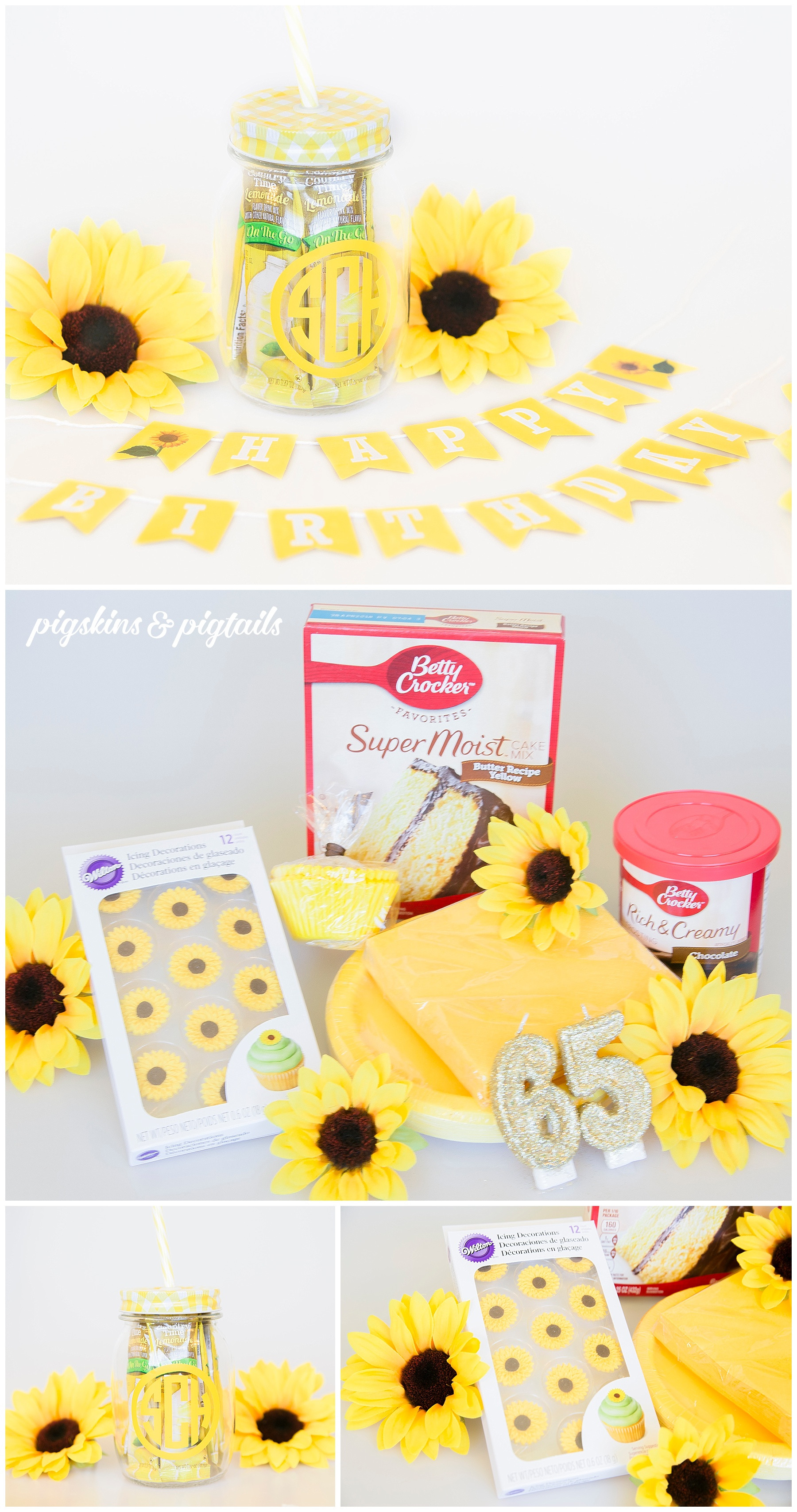 Best ideas about Sunflower Gift Ideas
. Save or Pin Party in a Box Sunflower Gift Idea Pigskins & Pigtails Now.