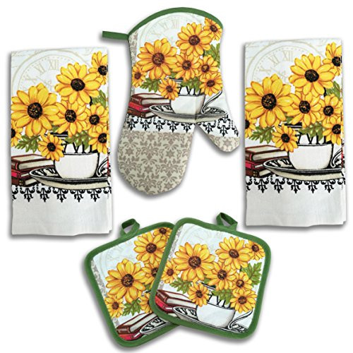 Best ideas about Sunflower Kitchen Decor Walmart
. Save or Pin Sunflower Kitchen Decor 5 Piece Linen Set Now.