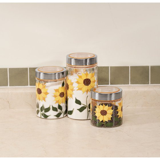 Best ideas about Sunflower Kitchen Decor Walmart
. Save or Pin Sunflower Canisters Set of 3 Walmart Now.