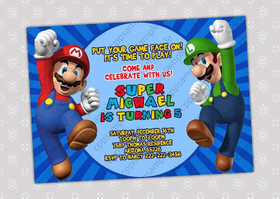 Best ideas about Super Mario Birthday Invitations
. Save or Pin Items similar to Super Mario Bros Birthday Party Now.