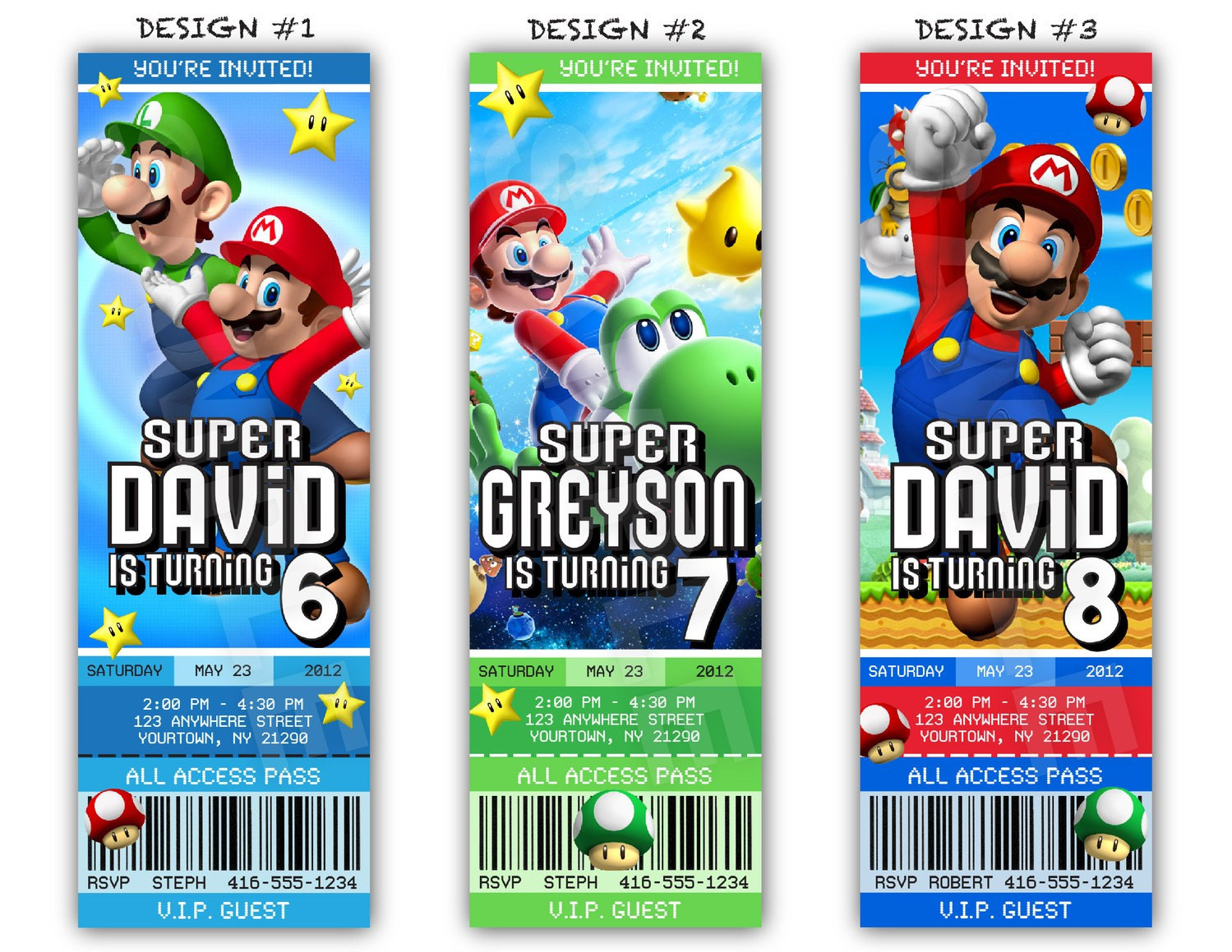 Best ideas about Super Mario Birthday Invitations
. Save or Pin Items similar to Super Mario Birthday Party Ticket Now.